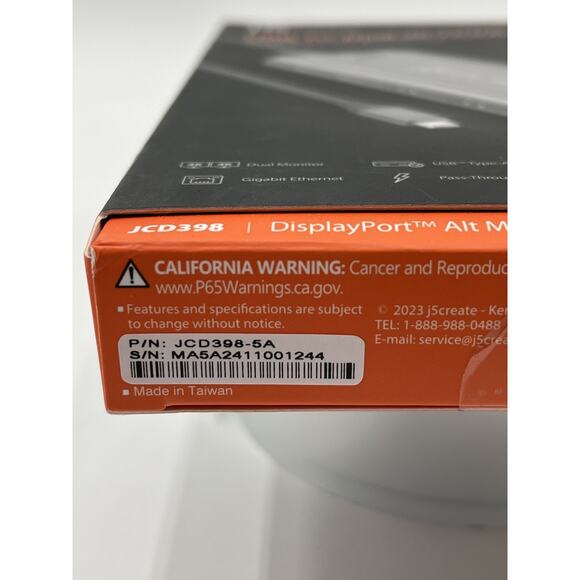 j5create USB-C Dual 4k HDMI 10Gbps Mini Dock (JCD398) - Picture 10 of 10